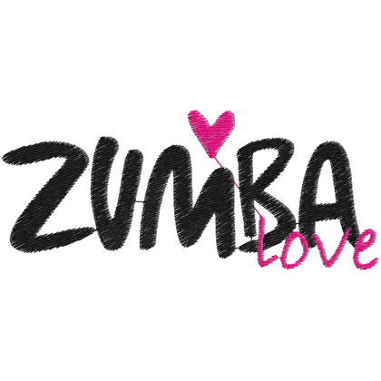 Matriz de Bordado Logotipo zumba 2